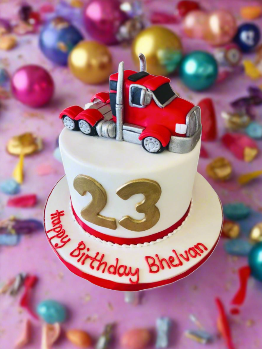 Truck Birthday Cake