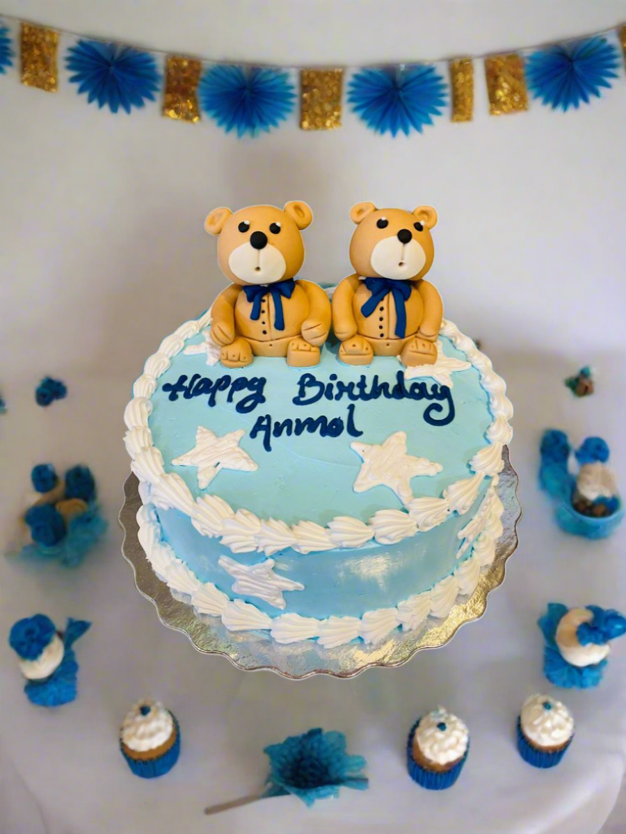Teddy Bear Birthday Cake