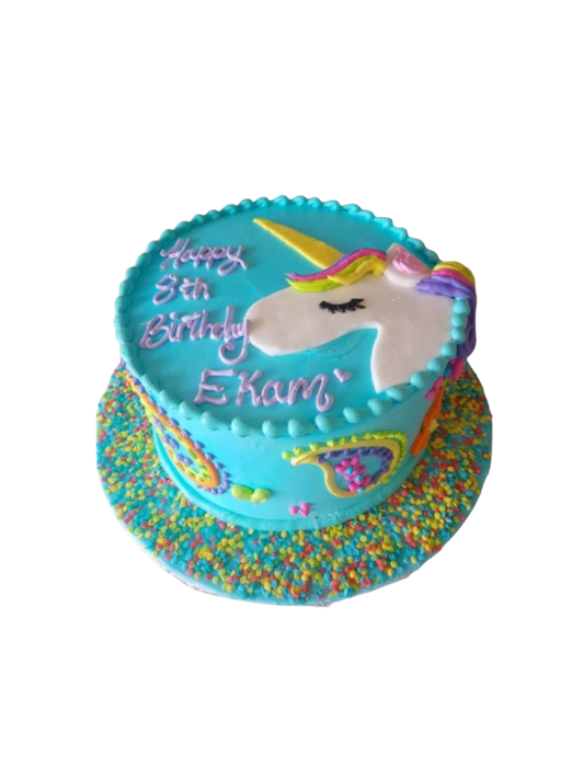 Ekam Unicorn Birthday Cake