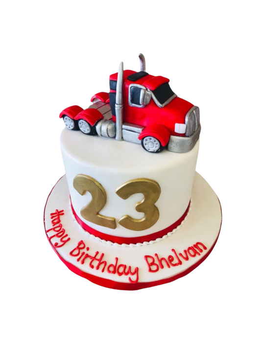 Truck Birthday Cake