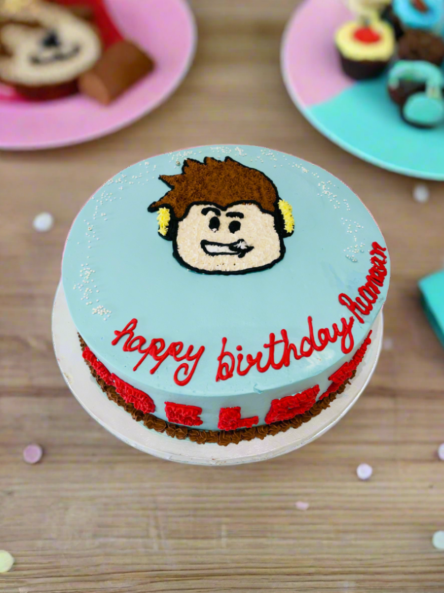 Roblox Blue Cream Cake
