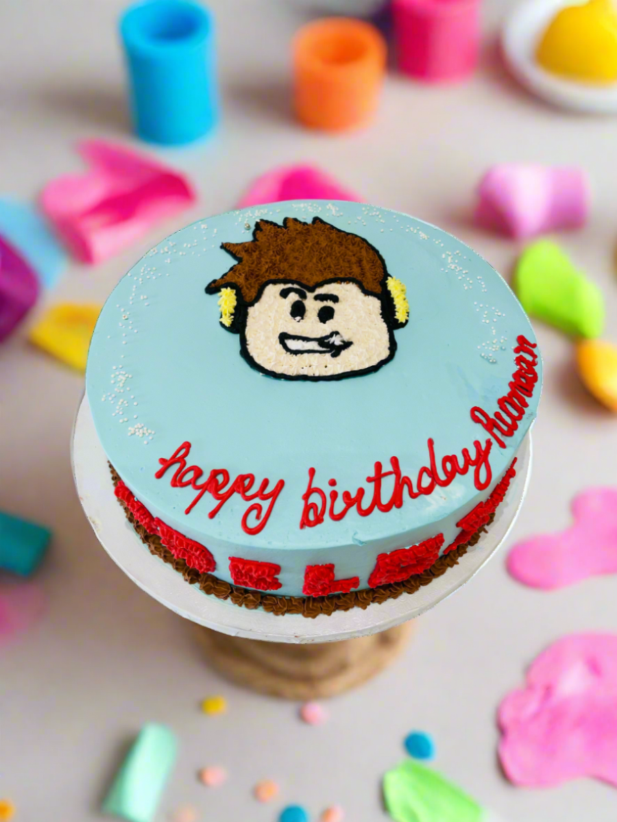 Roblox Blue Cream Cake