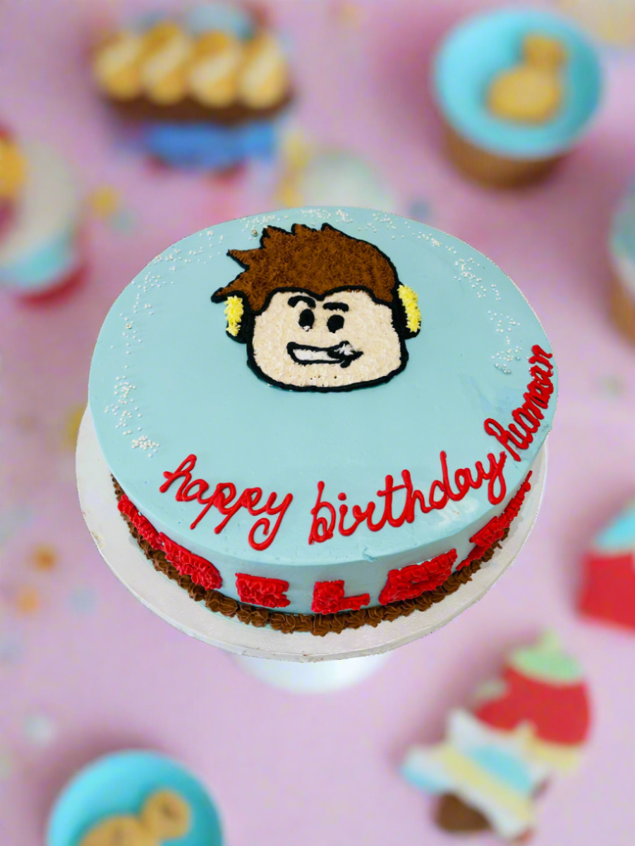 Roblox Blue Cream Cake