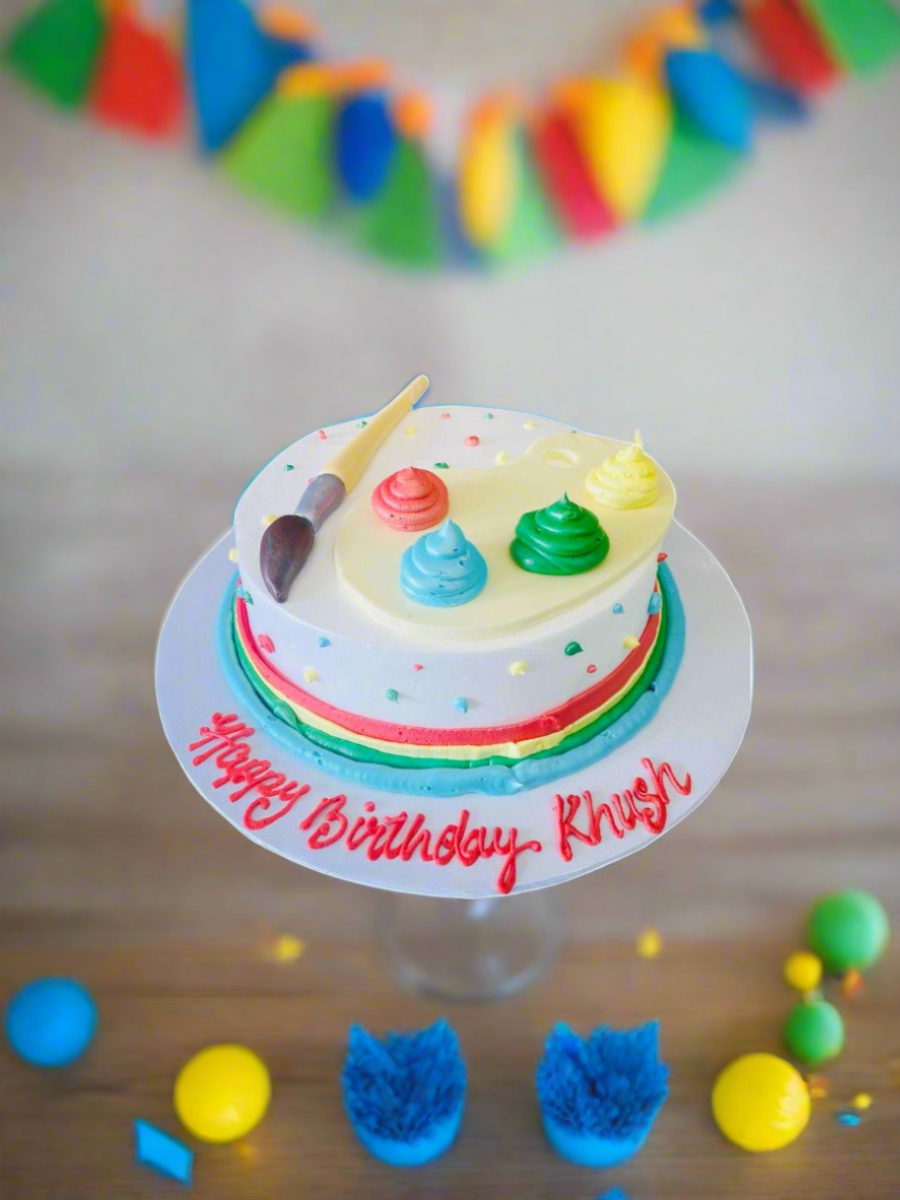 Paint Palette Cake