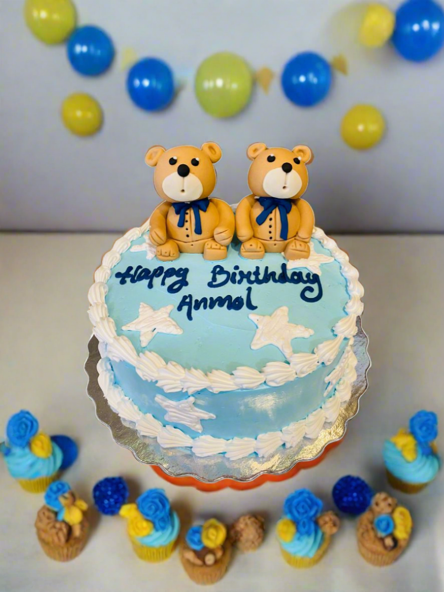 Teddy Bear Birthday Cake