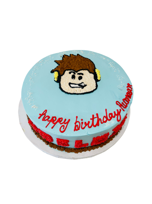 Roblox Blue Cream Cake