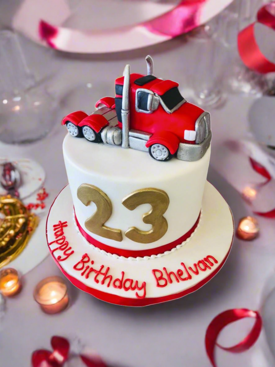 Truck Birthday Cake