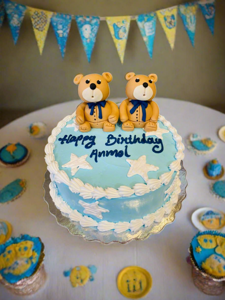 Teddy Bear Birthday Cake