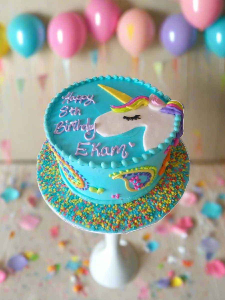 Ekam Unicorn Birthday Cake