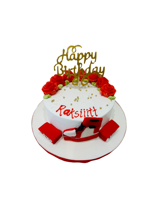 Red Jordan Cake