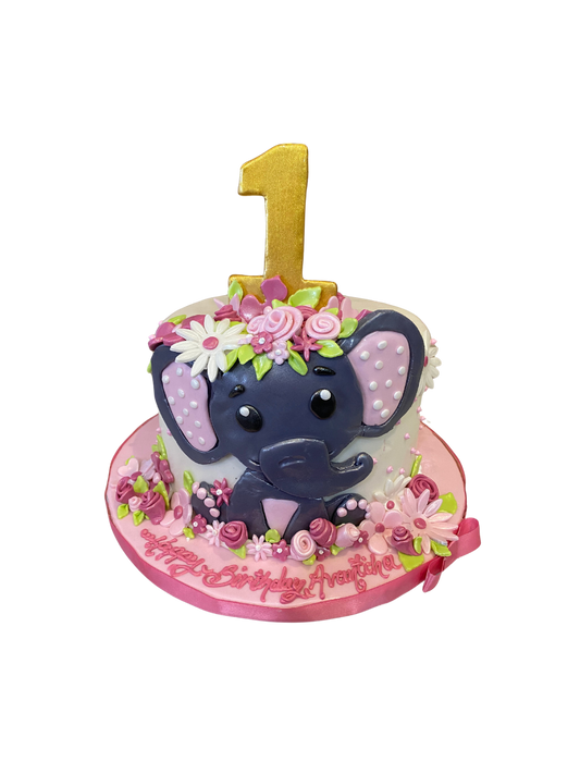 Elephant Fondant Cake