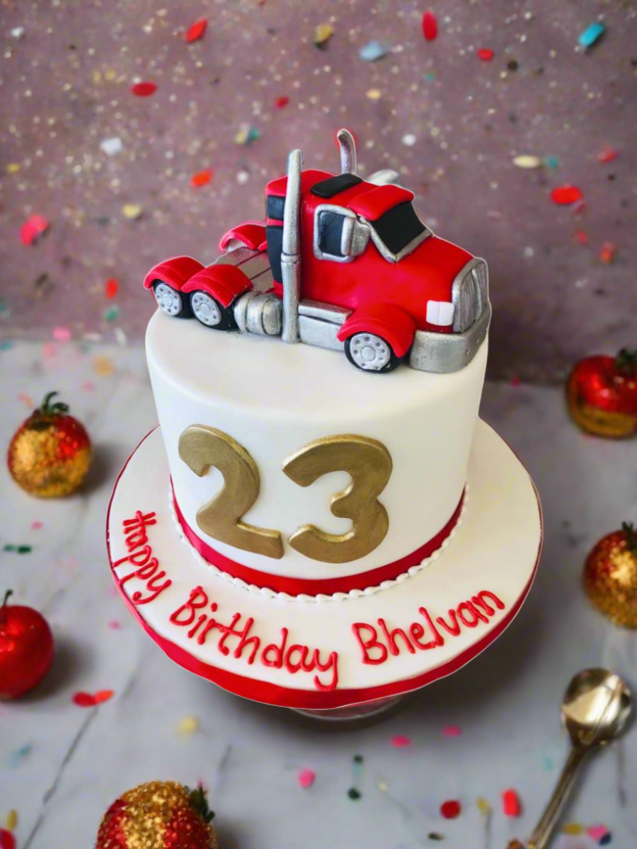 Truck Birthday Cake