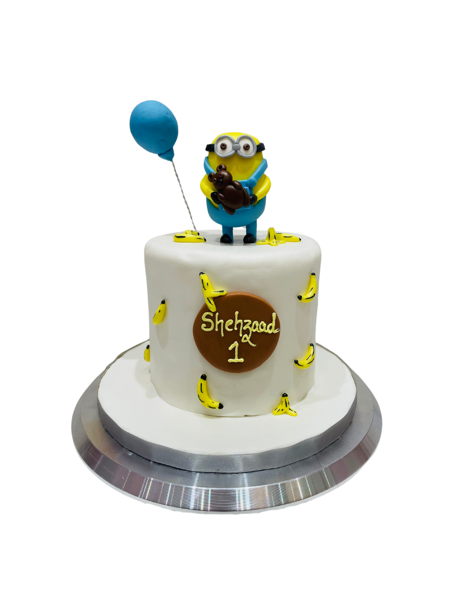 Shehzaad Minion Fondant Cake