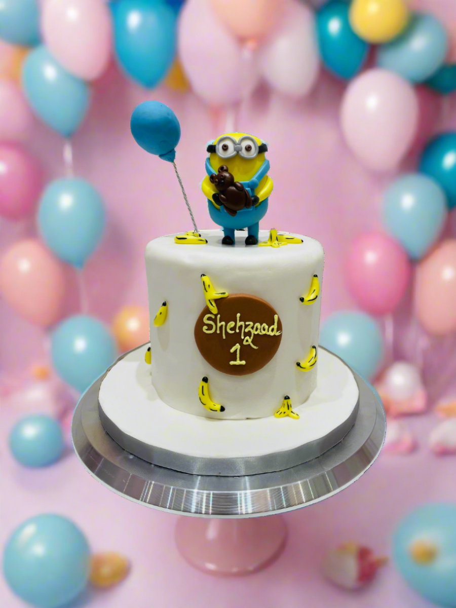 Shehzaad Minion Fondant Cake