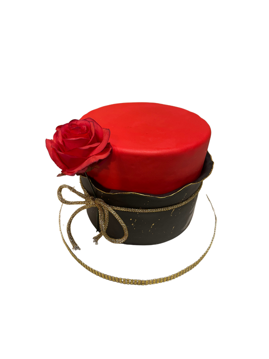 Rose Fondant Cake