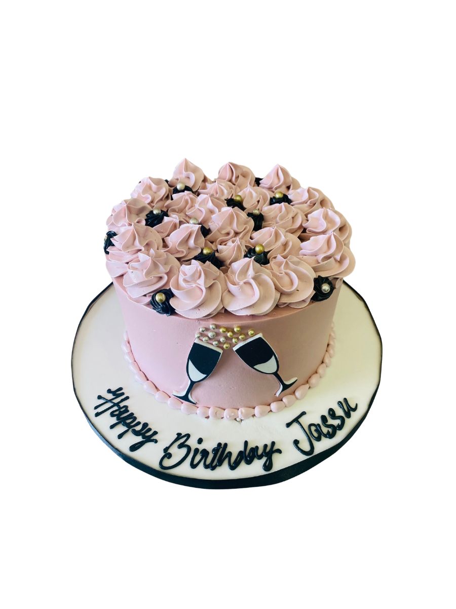 Wine Glass Birthday Cake