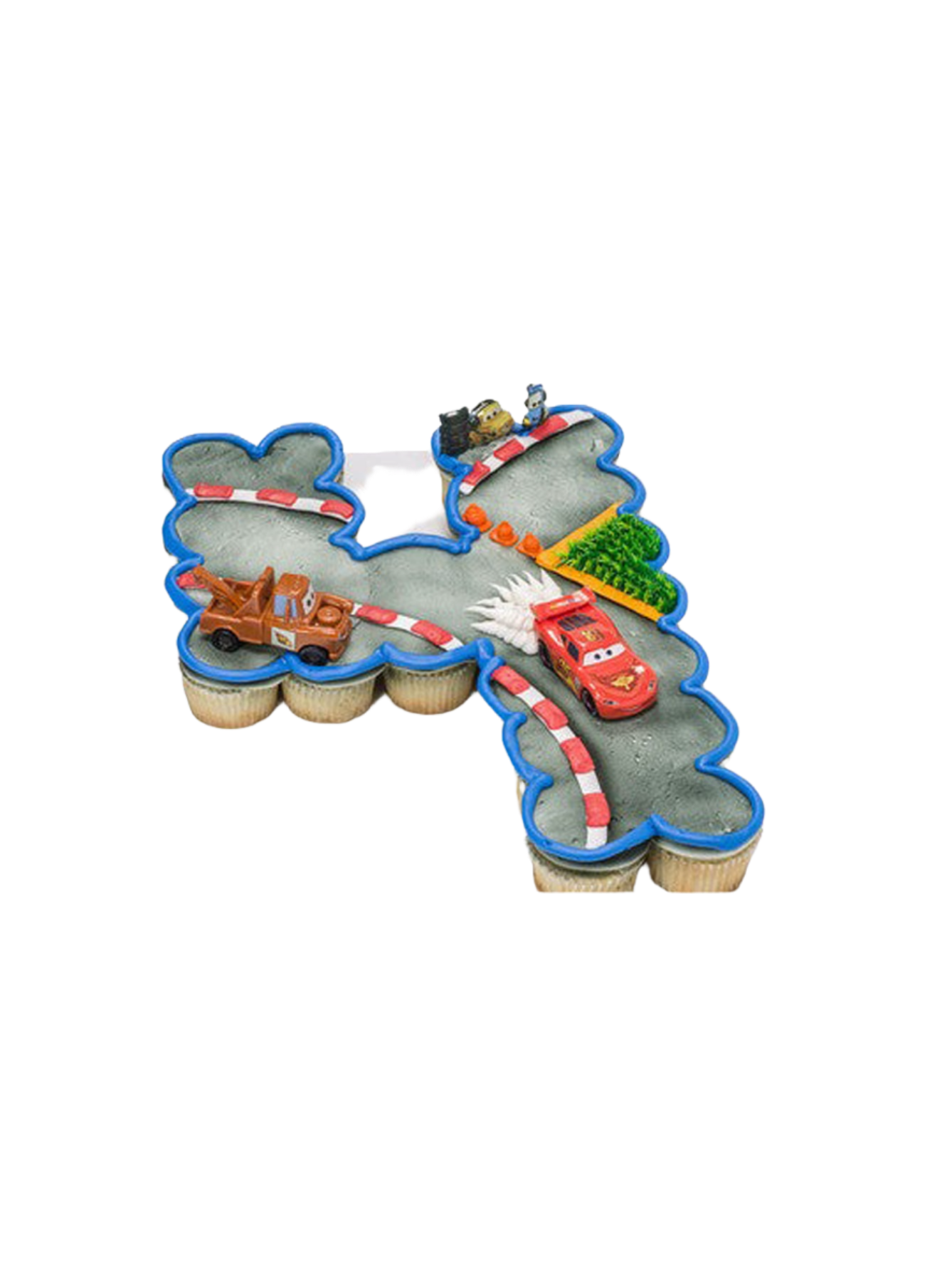 4Th Birthday Cars 2 World Grand Prix Cupcakes