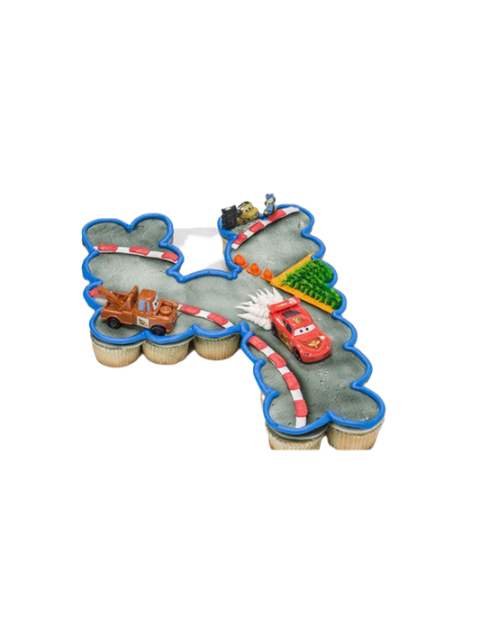 4Th Birthday Cars 2 World Grand Prix Cupcakes