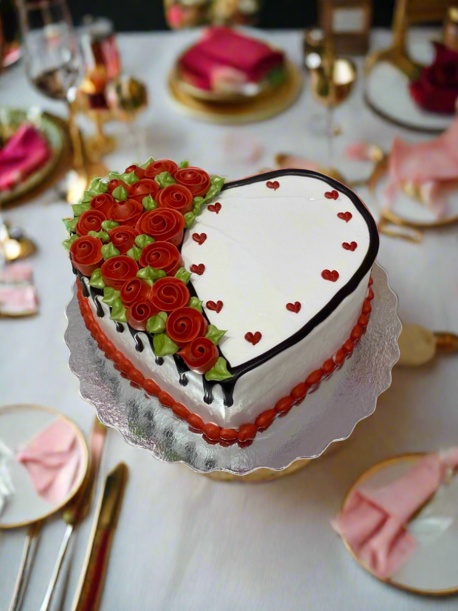 Rose Valentine Cake