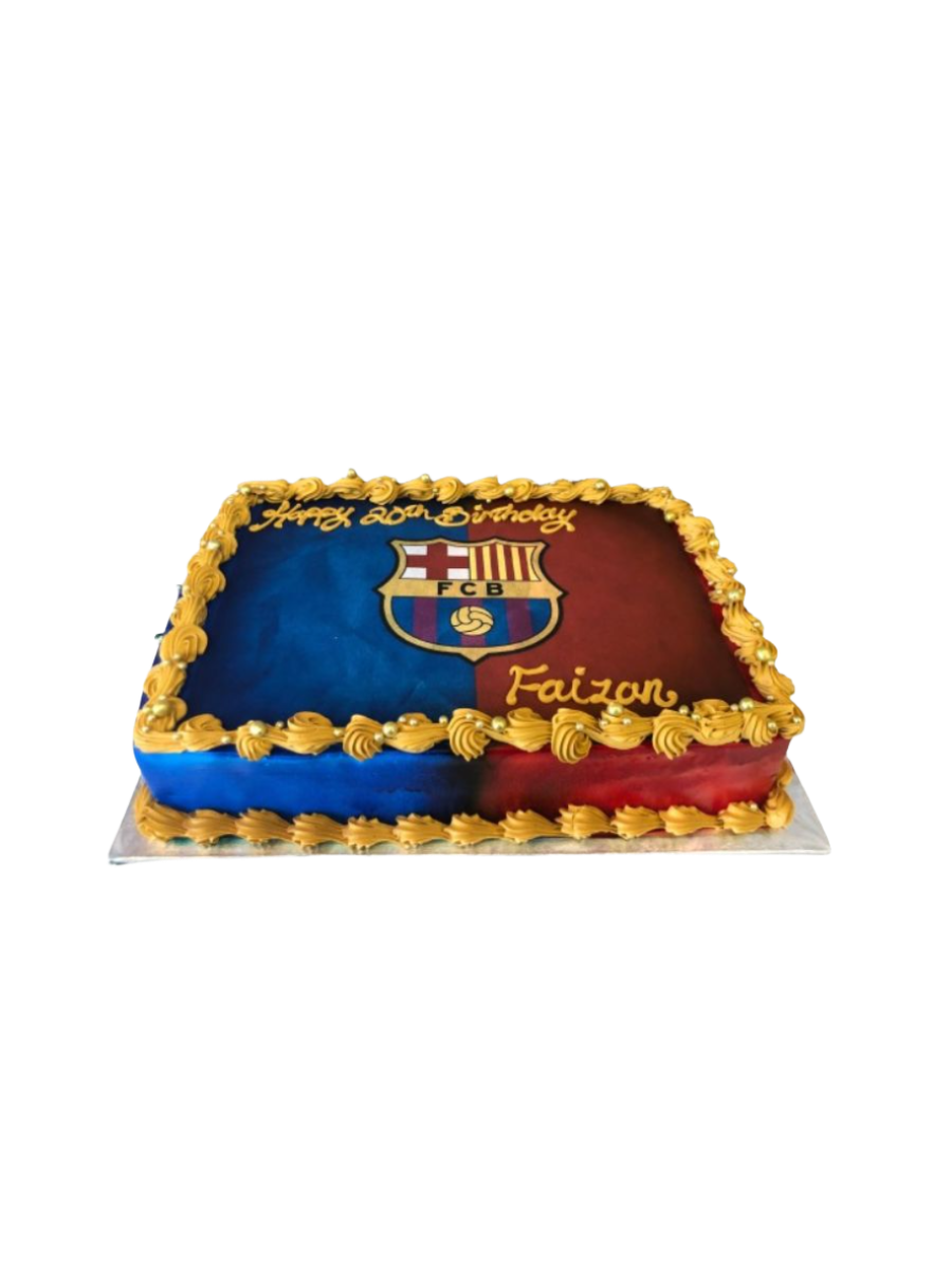 Fcb Photo Cake