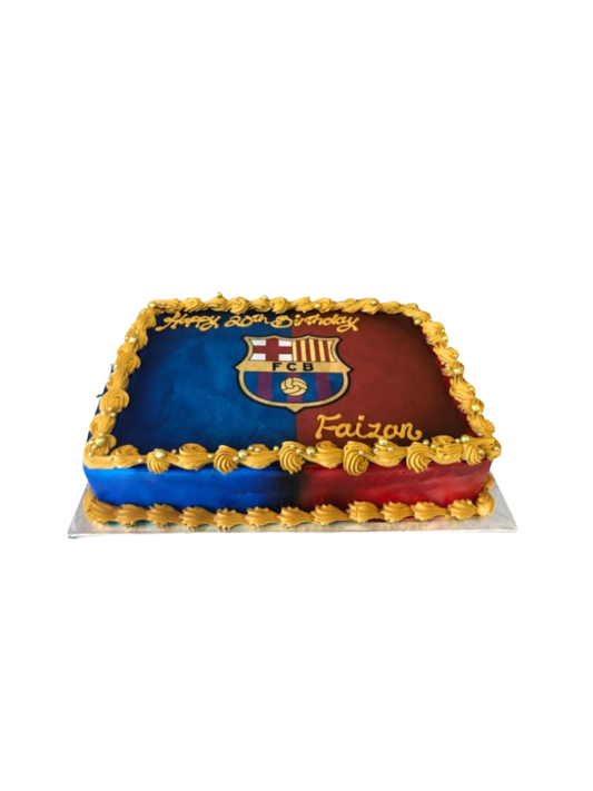 Fcb Photo Cake