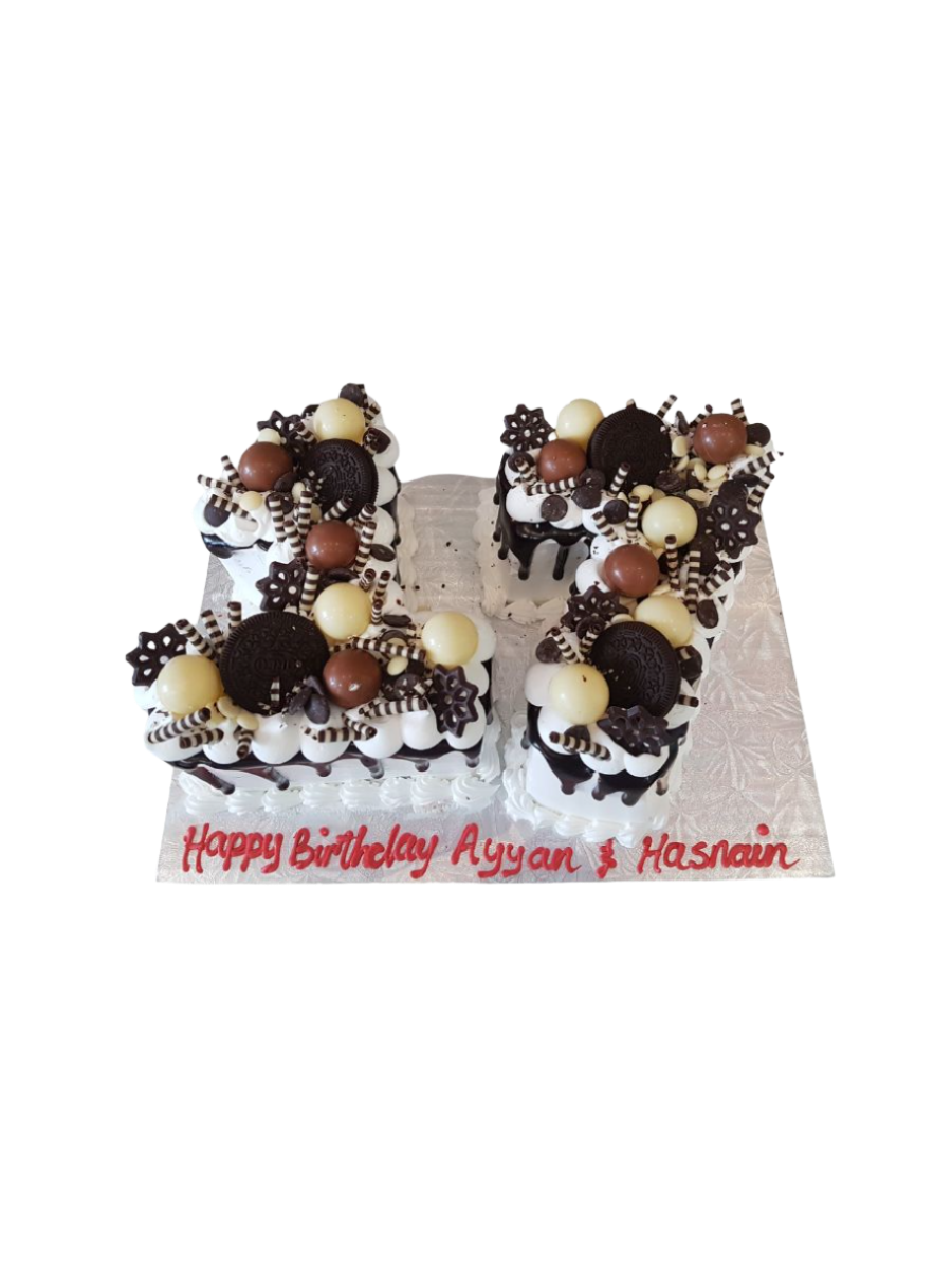 Digit Chocolate Cake