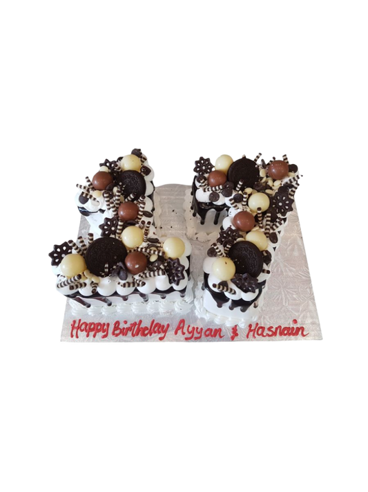 Digit Chocolate Cake