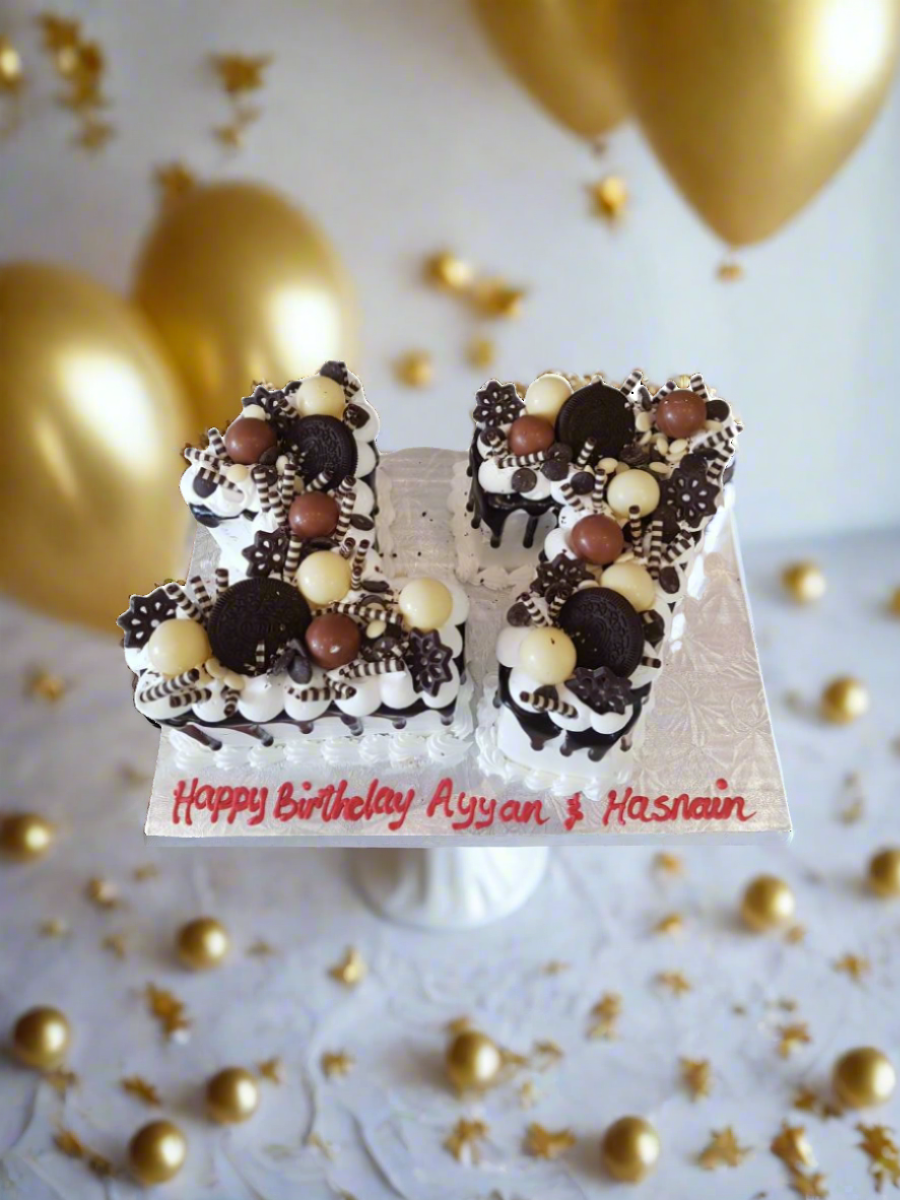 Digit Chocolate Cake