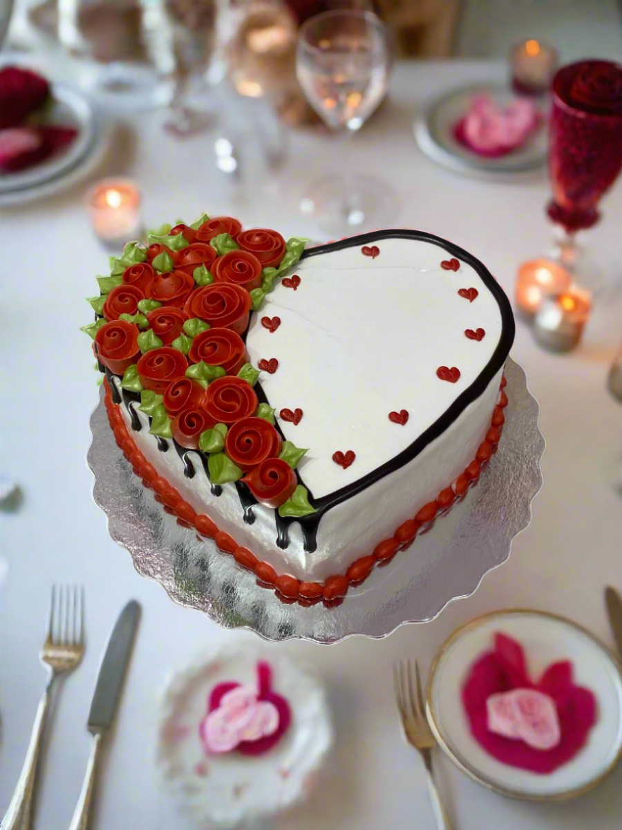 Rose Valentine Cake