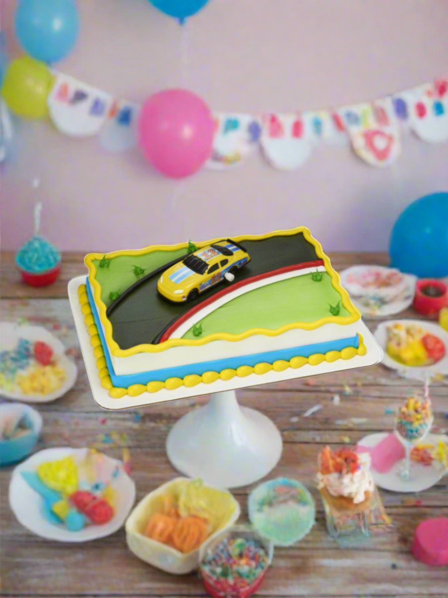 Cars- Friday Night Speedway Cake