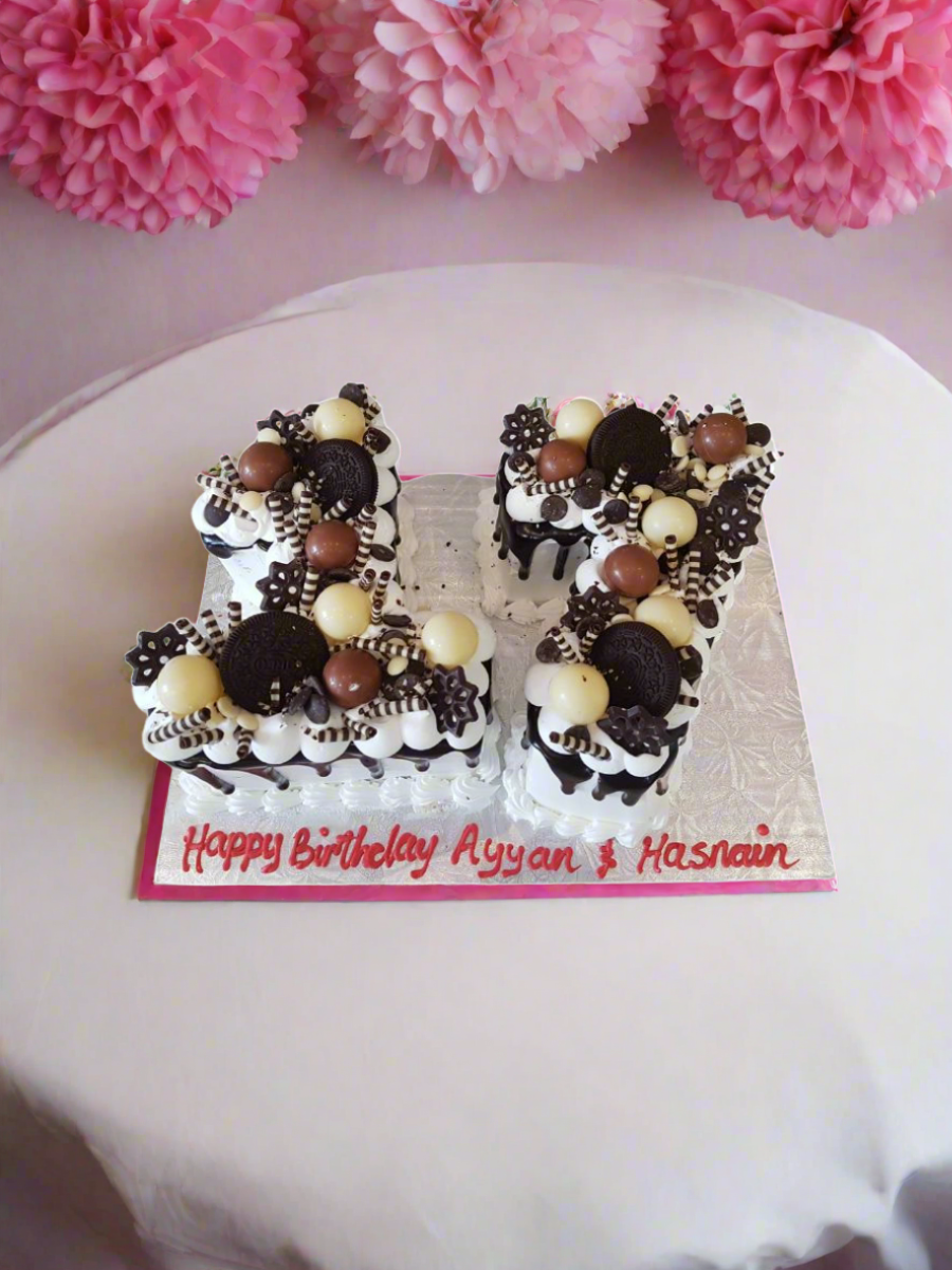 Digit Chocolate Cake