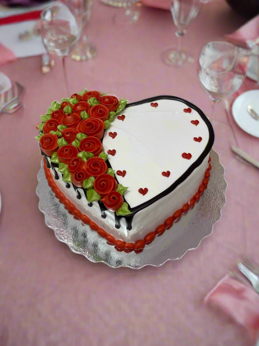 Rose Valentine Cake
