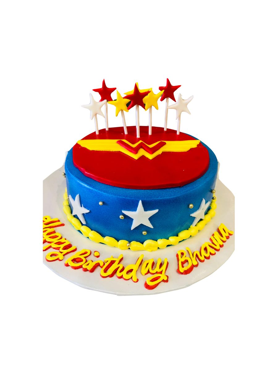 Wonder Woman Birthday Cake