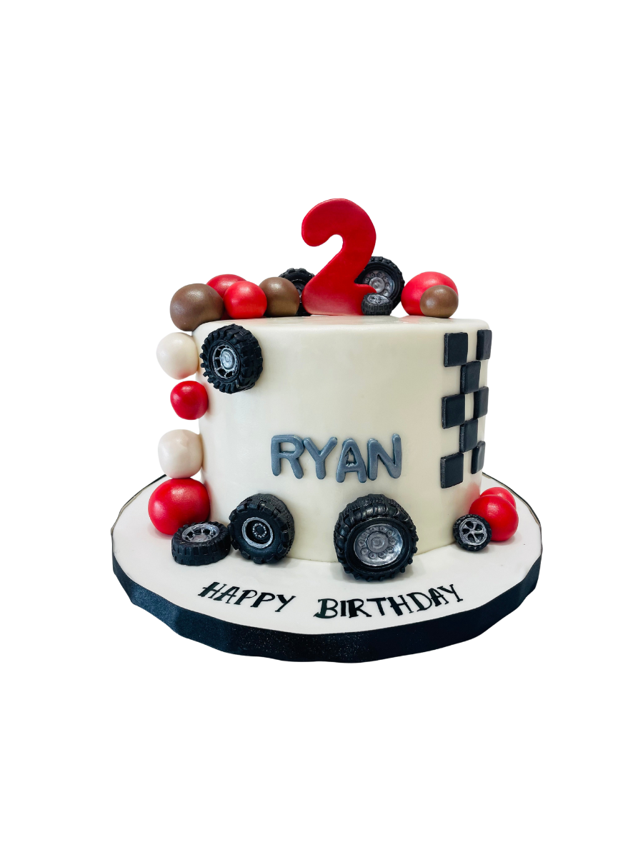 Ryan Car Fondant Cake