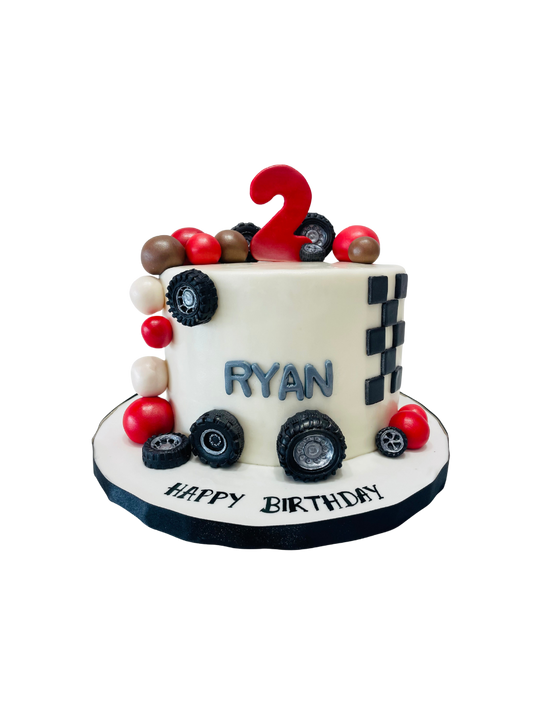 Ryan Car Fondant Cake
