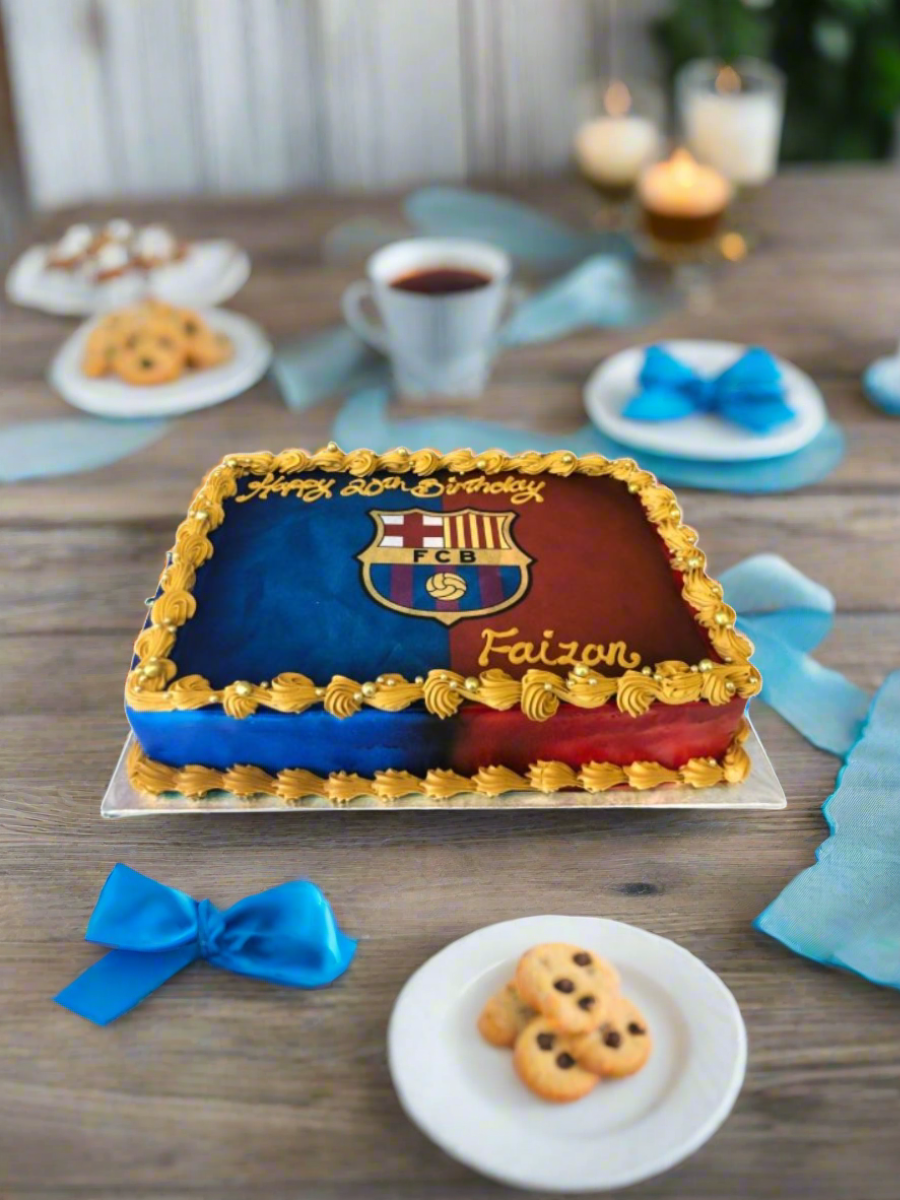 Fcb Photo Cake