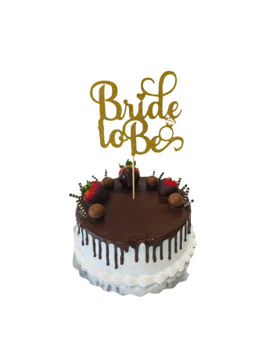 Bride To Be Drizzle Cake