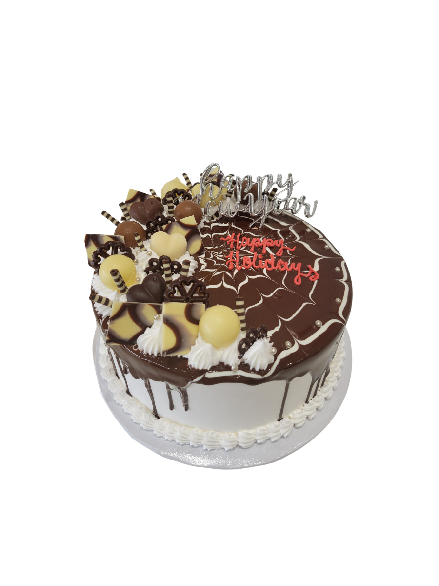 Choco New Year Cake