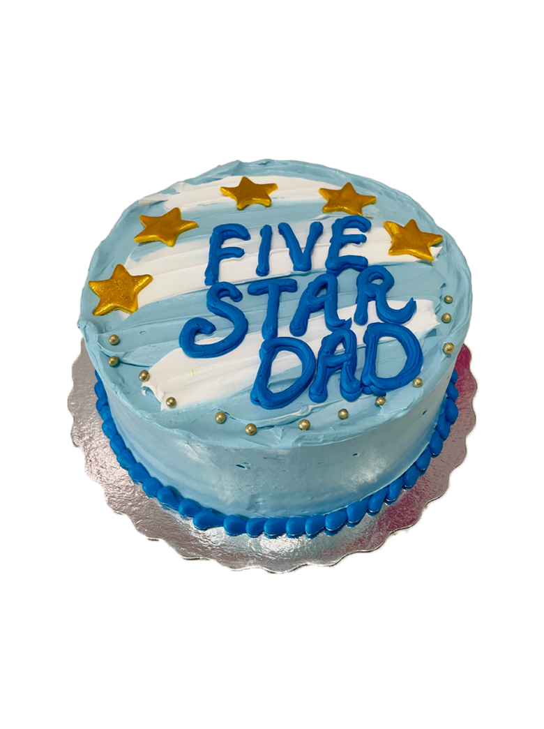 Five Star Dad Cake