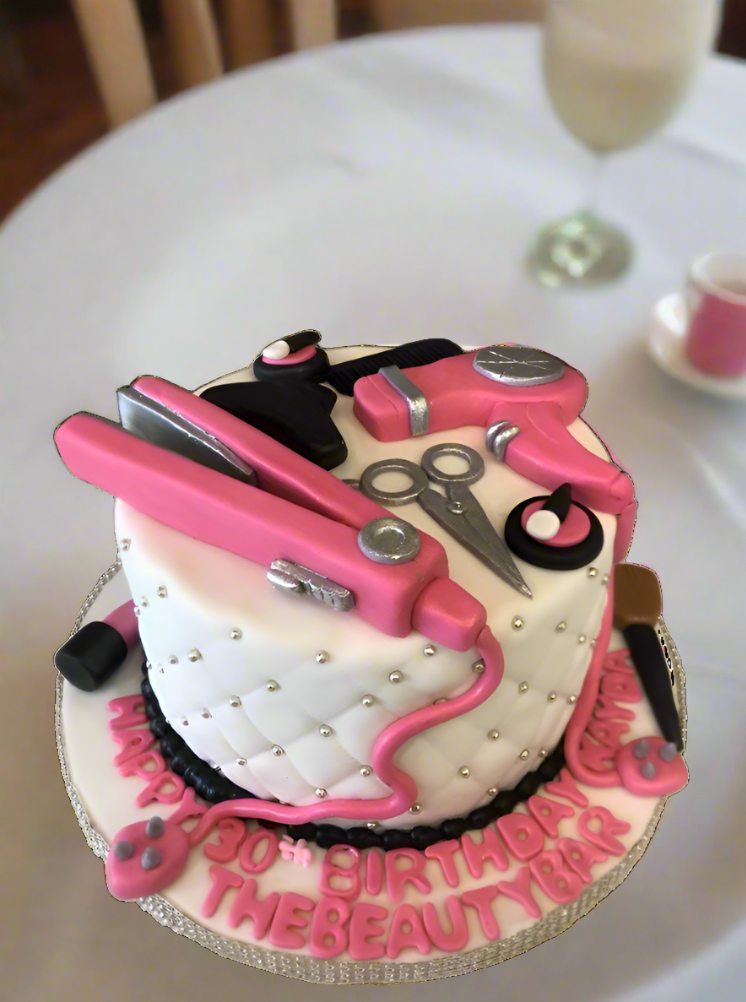 Kayda Hairdresser Birthday Cake