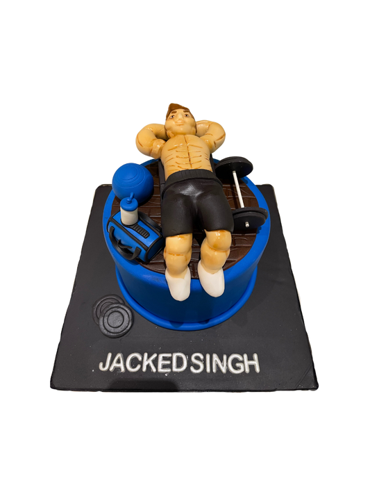 Gym Fondant Cake