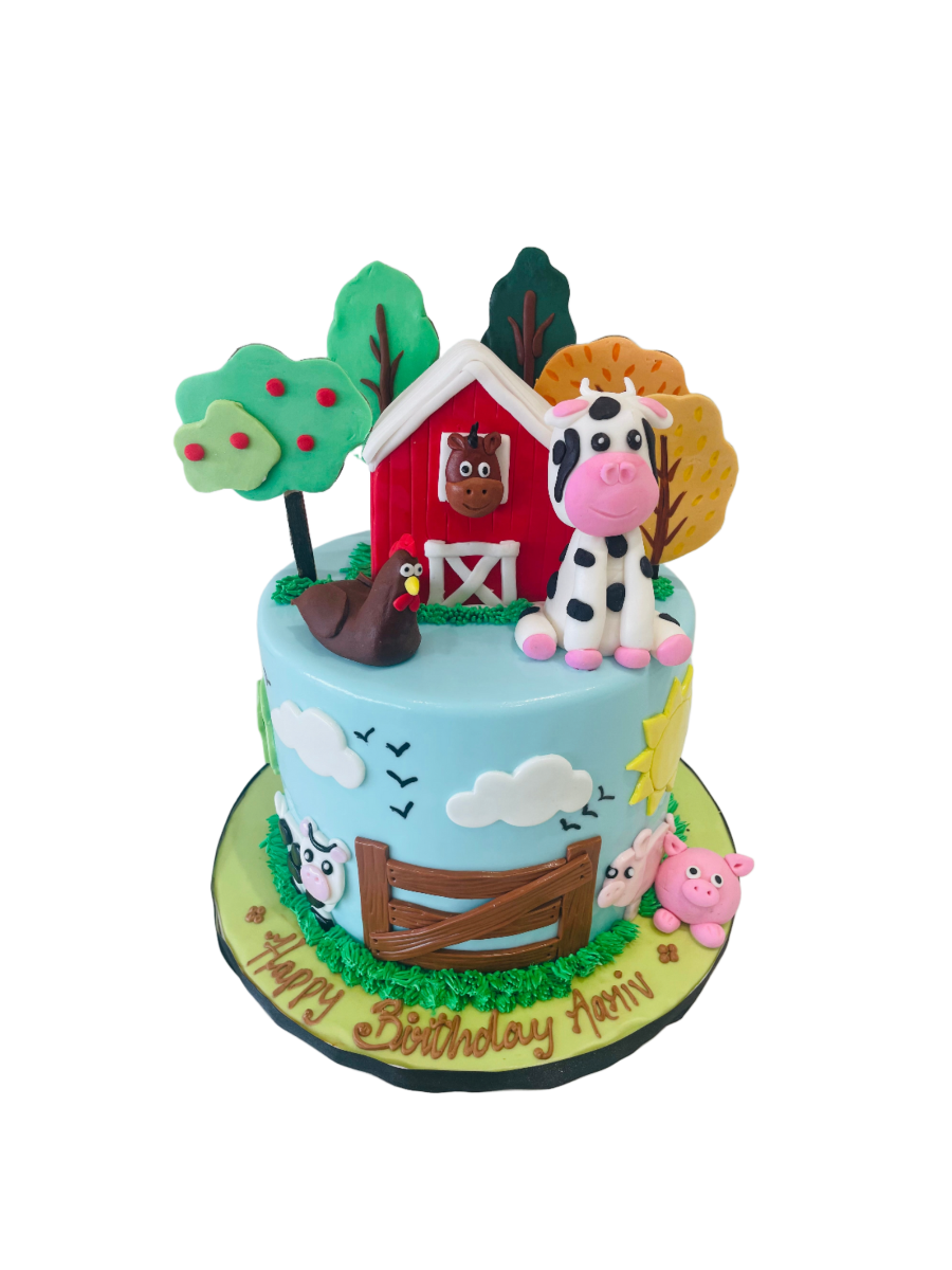 Aariv Animal Fondant Cake