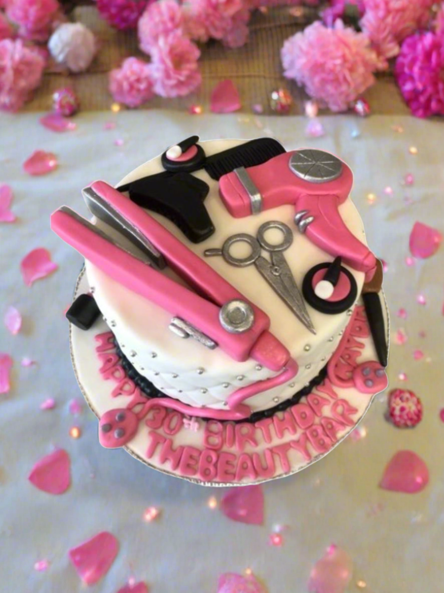Kayda Hairdresser Birthday Cake