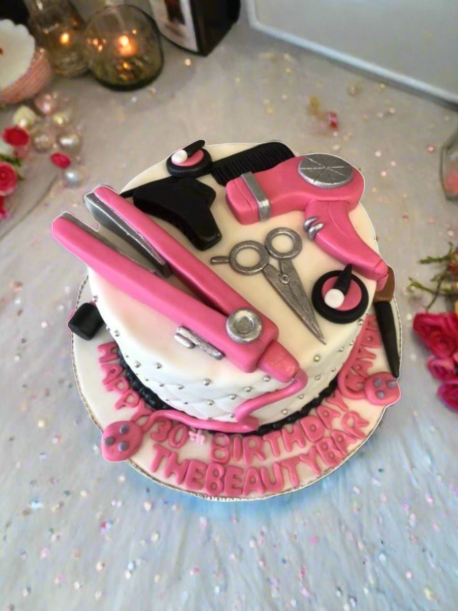 Kayda Hairdresser Birthday Cake