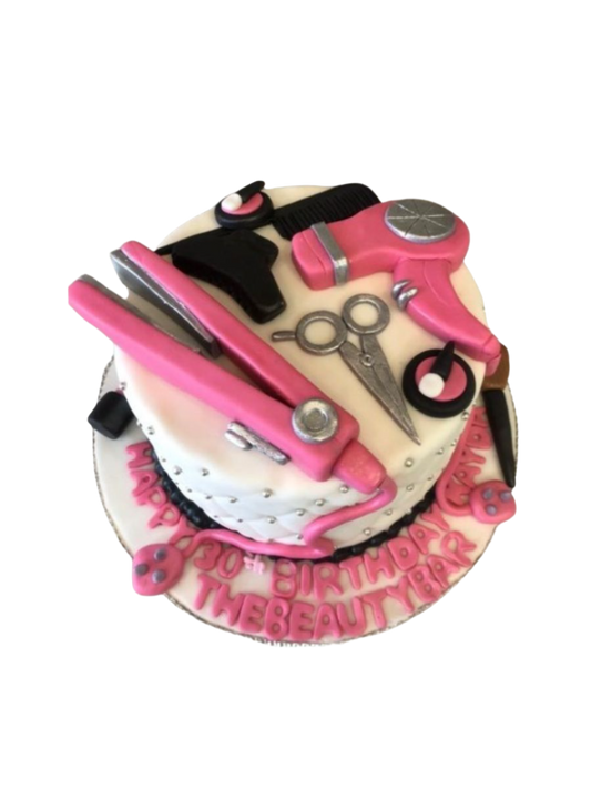 Kayda Hairdresser Birthday Cake