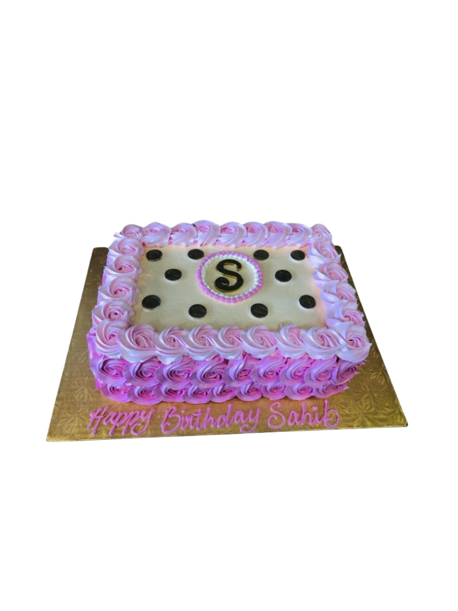 Sahib Rosette Birthday Cake