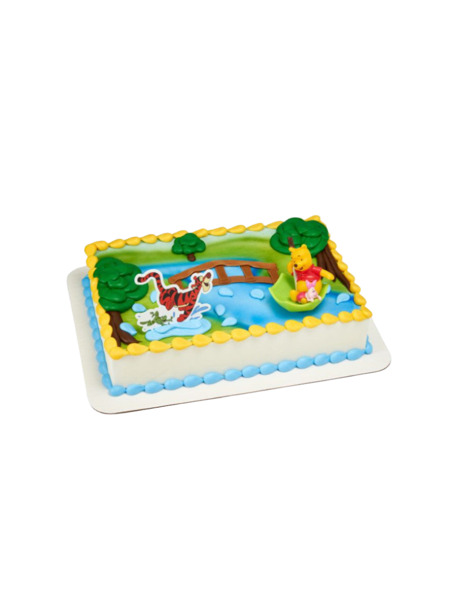 Winnie The Pooh, Piglet & Tiger Hunny Raindrops Cake