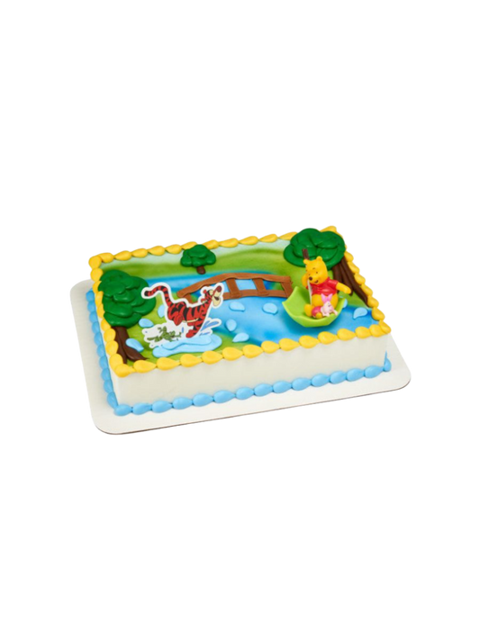 Winnie The Pooh, Piglet & Tiger Hunny Raindrops Cake