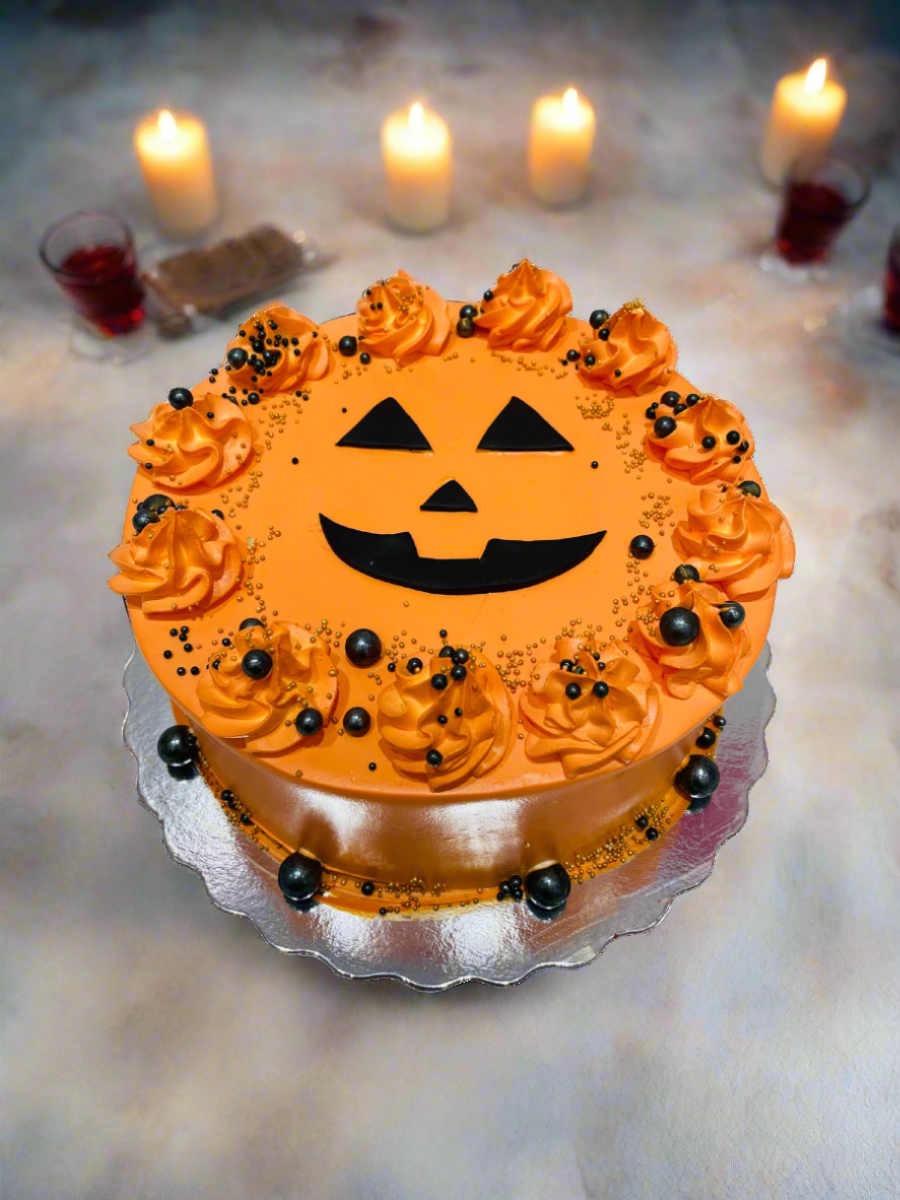 Pumpkin Halloween Cake