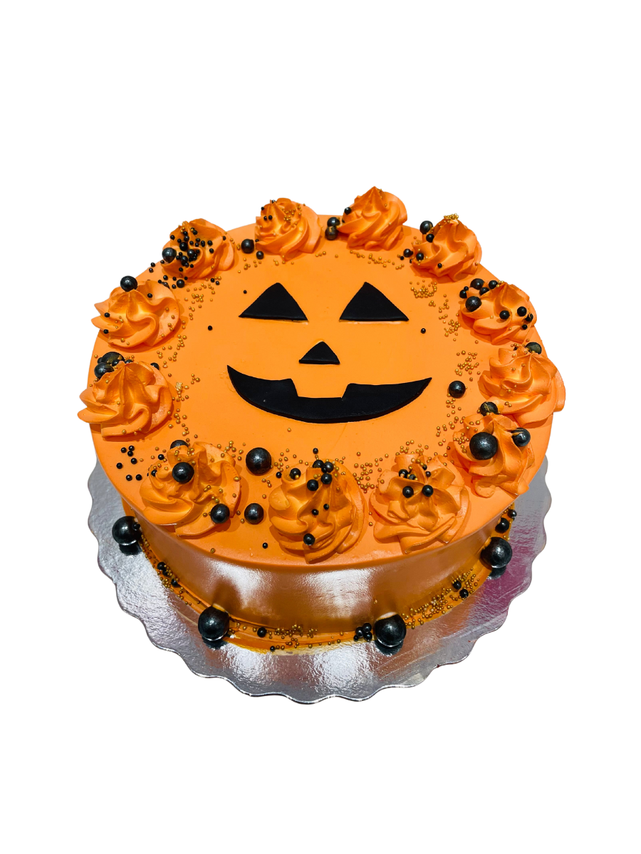 Pumpkin Halloween Cake